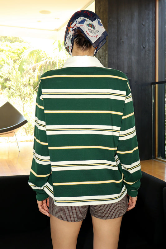 Vineyard Striped Knit Polo