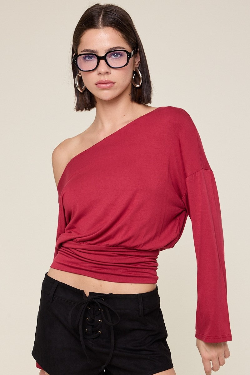 Faneuil One Shoulder Top