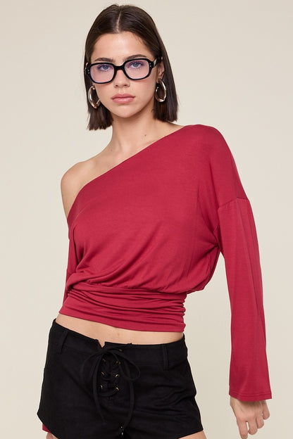 Faneuil One Shoulder Top
